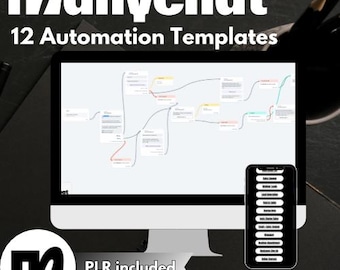 Flujos de automatización de ManyChat: ¡aumente la participación y las ventas! Incluye derechos PLR y MRR, ¡perfectos para generar clientes potenciales y revender para obtener ganancias!