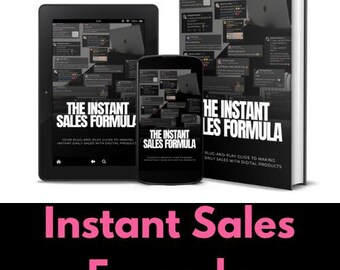 Instant Sales Formula | DFY Hooks, Captions & DM Scripts | 600+ Facebook Groups | Automated Sales System | Master Resell Rights