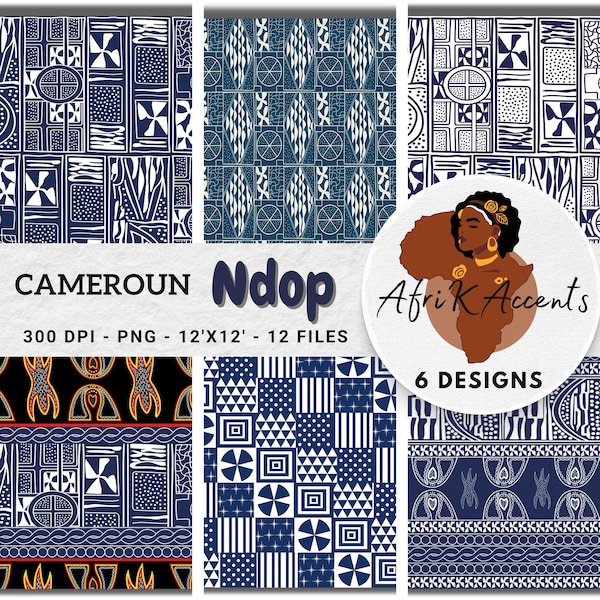 Kamerun Ndop - Digitales Papier