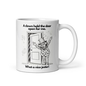 Clown Jester Coffee Mug: Funny Pun Gift