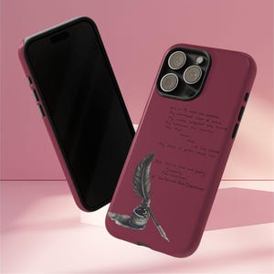 Obmann der gequälten Dichter Abteilung Tough Case | Langlebiger Telefonschutz | Musik-Liebhaber-Geschenk | Poetisches Design | Fan-inspiriert | Einzigartiger Stil