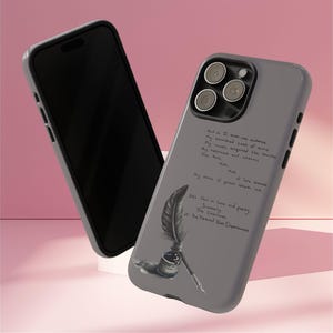 Obmann der gequälten Dichter Abteilung Tough Case | Langlebiger Telefonschutz | Musik-Liebhaber-Geschenk | Poetisches Design | Fan-inspiriert | Einzigartiger Stil