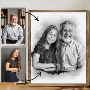 Add Deceased Person to Photo - Merge Combine Photos - Add Passed Away Loved One to Picture - Memorial Gift for Mom Dad Family