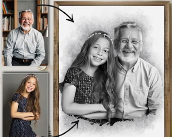 Add Deceased Person to Photo - Merge Combine Photos - Add Passed Away Loved One to Picture - Memorial Gift for Mom Dad Family