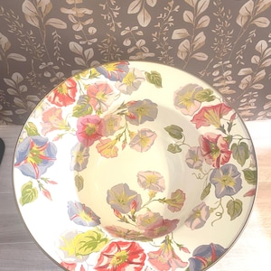 MACKENZIE CHILDS Morning Glory compote. image 5