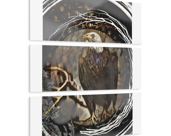 Acrylic Prints, The Old Man's Eagle, (Triptych)