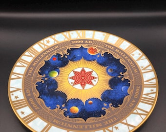 Royal Worcester Millennium 2000 AD Commemorative Plate Bone China