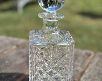 Vintage Cut Crystal Decanter – Classic Hollywood Elegance