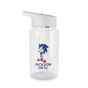 Personalised Sonic BPA Free Drink Bottle