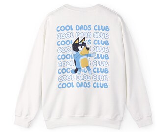 Sweat-shirt Cool Dads Club - Col rond unisexe en mélange épais, parfait pour la fête des pères, cadeaux pour les papas, tenues décontractées, activités familiales