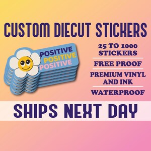 Op maat gemaakte gestanste vinylstickers: waterdichte logostickers