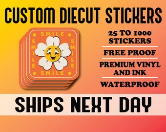 Custom Die Cut Vinyl Stickers: Waterproof Logo Stickers