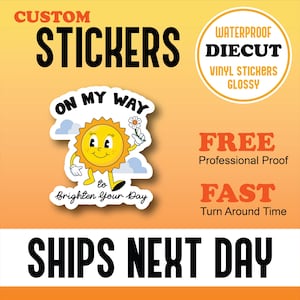 Custom Logo Stickers: Die Cut Waterproof Vinyl Stickers