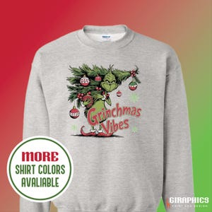 Grinchmas Vibes-shirt: uniseks kerst-T-shirt
