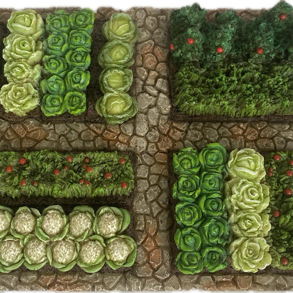 Miniature Fairy Garden Vegetable Garden Patch