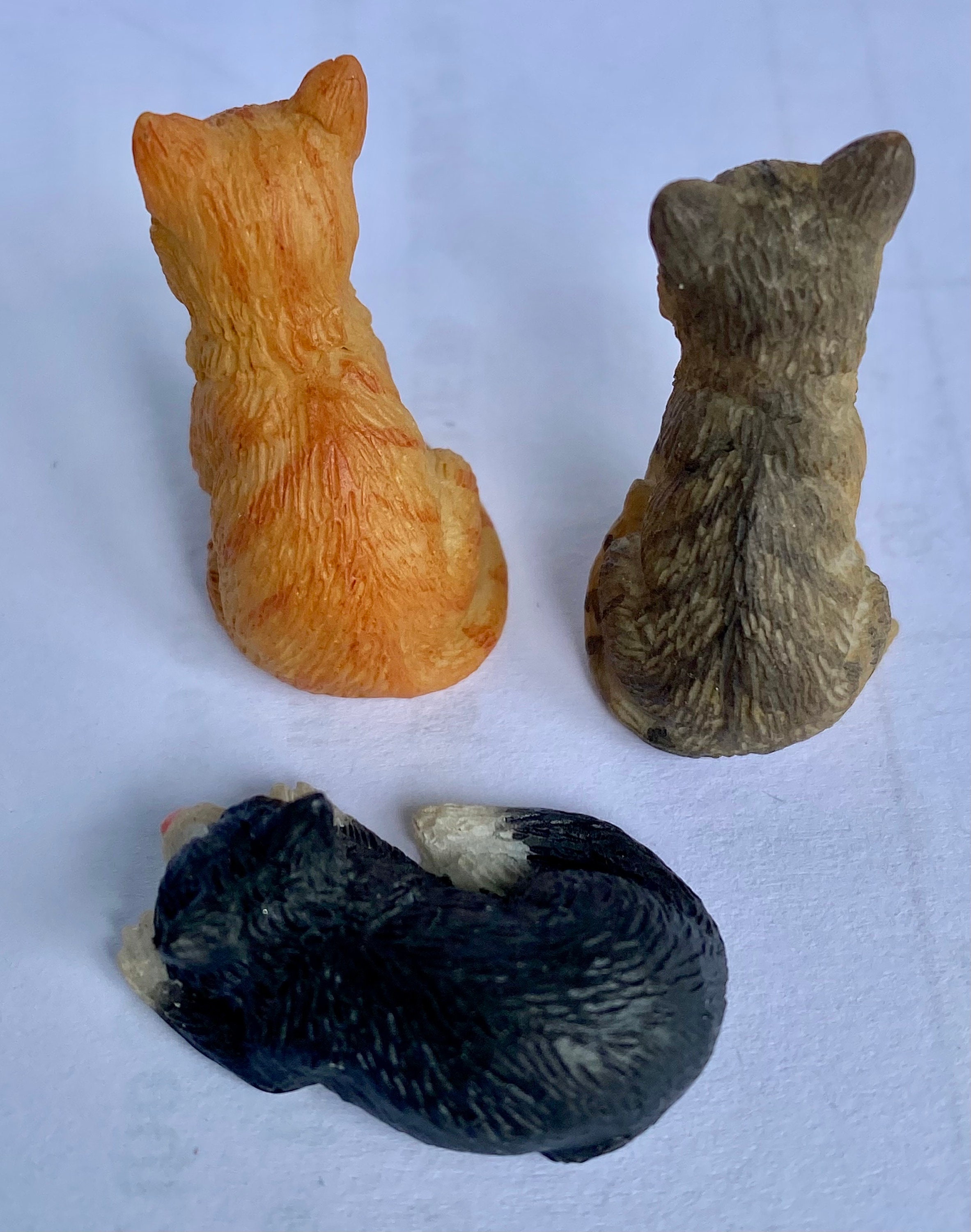 Miniature Fairy Garden Kitty Cats Set of Three - Etsy