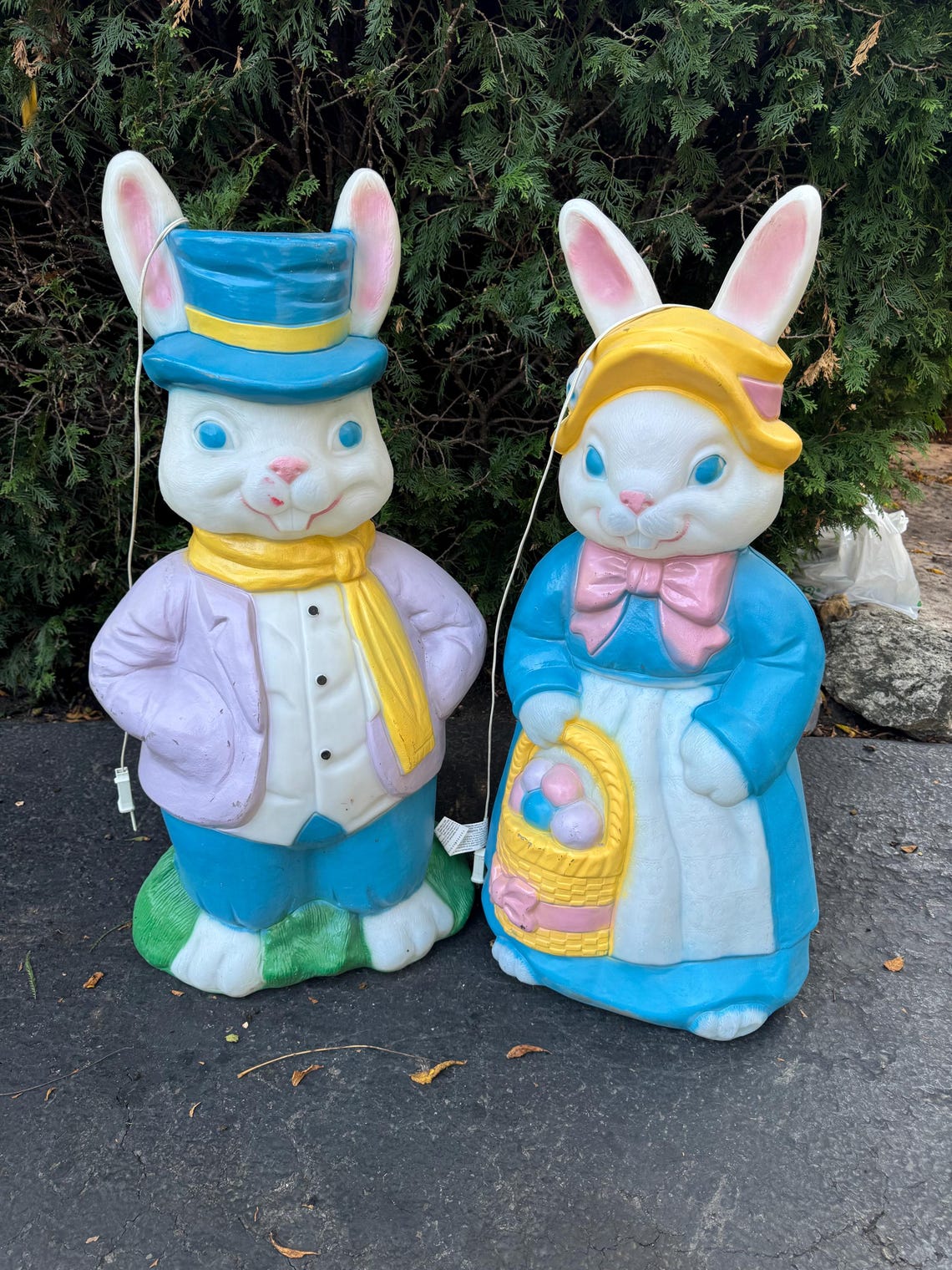 Blow Mold Easter Bunny