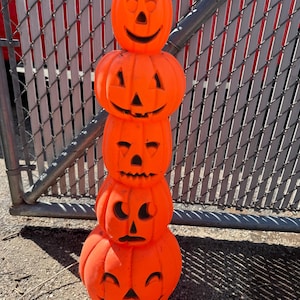 Halloween pumpkin stack blow mold  blow mold