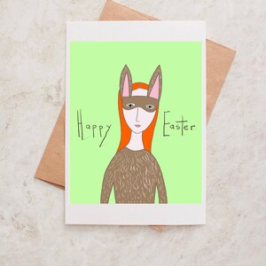 Esthetische paaskaart voor haar - digitale download - chique afdrukbare paaskaart
