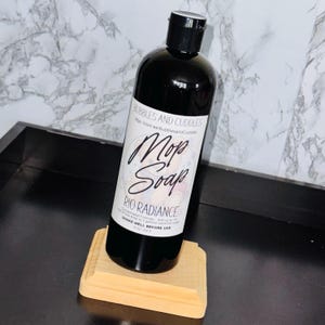 Concentrated Mop Soap – Powerful Floor Cleaner Custom Scent, 16oz | Ideal for Floors, Baseboards and Cabinets