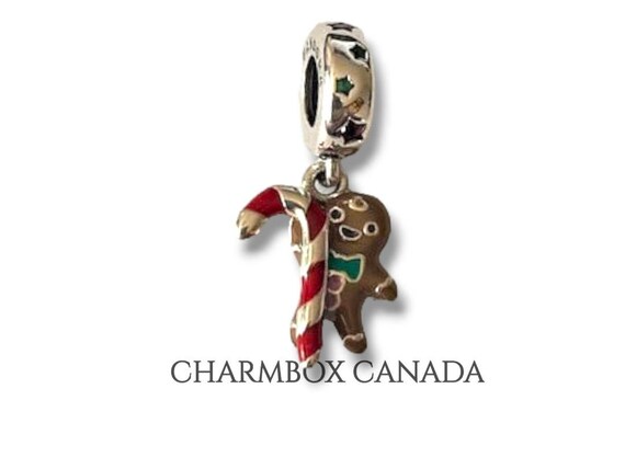 Pandora Sterling Silver Gingerbread Dangle CZ Charm UK