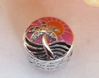 Pandora Sterling Silver Tropical Sunset CZ Charm