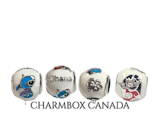 Pandora Sterling Silver  Disney Parks  Pandora Lilo And Stitch Ohana Charm