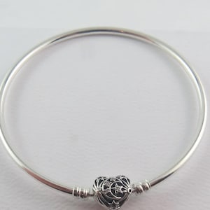Pandora Bangle Celestial Heart - Etsy