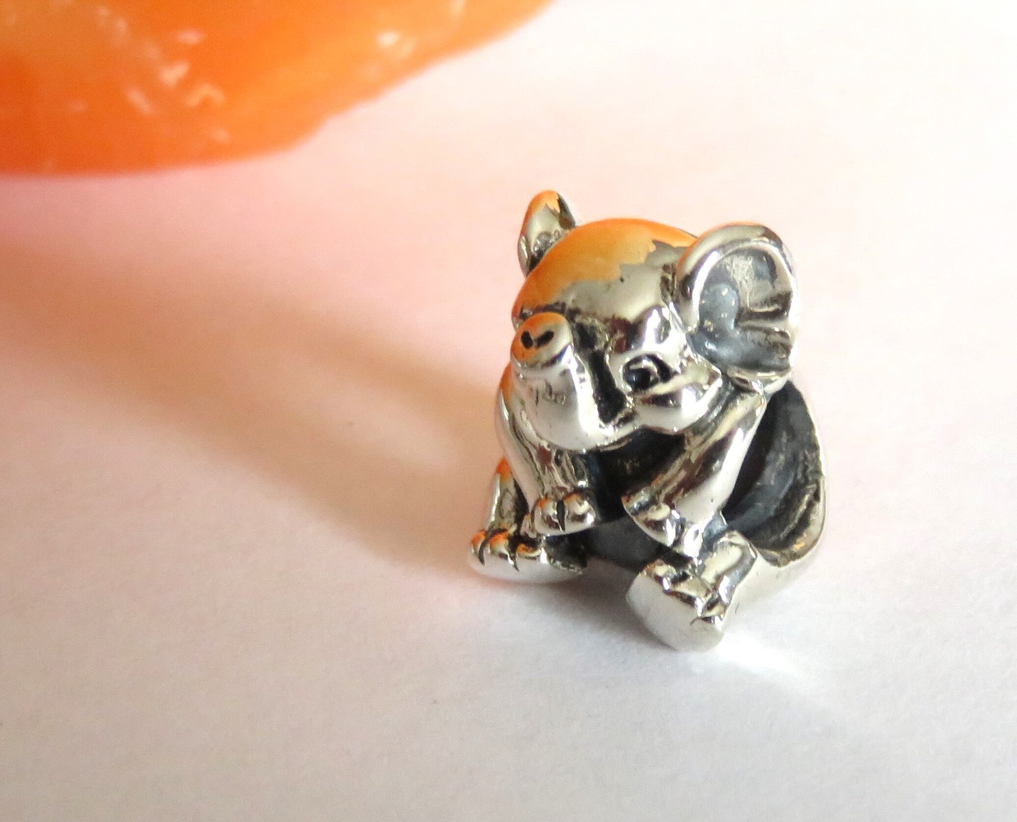 Charm elefante portafortuna in argento sterling Pandora Italia