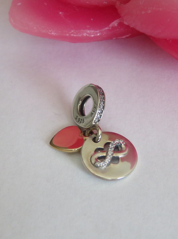 Pandora Sterling Silver Two Tone Gold Heart of Infinity Love Charm 796200CZ