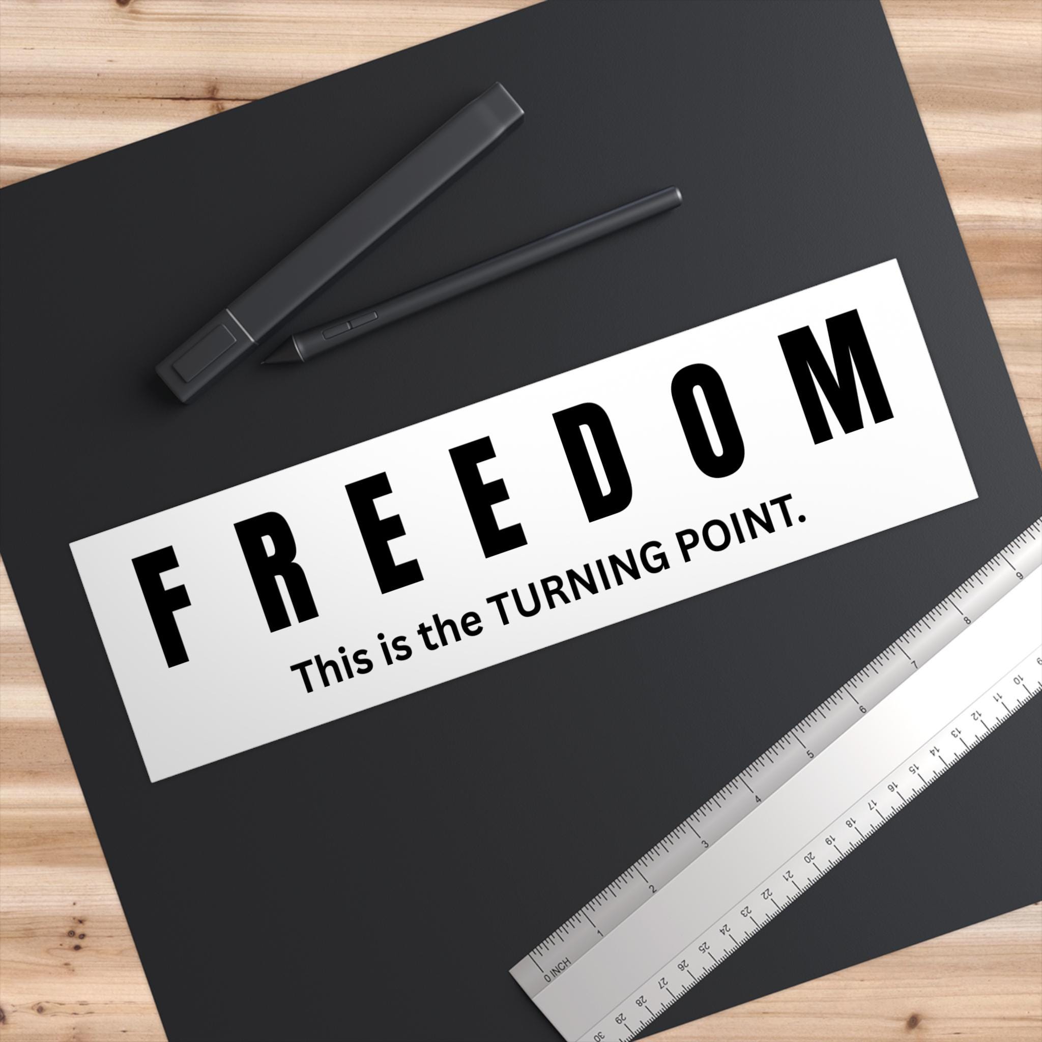 Freedom Sticker Freedom Bumper Sticker, Turning Point Car Decal, Activist Gift - Etsy