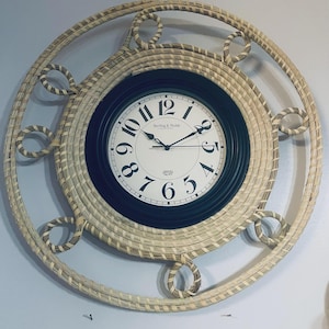 Sweetgrass Decorated Clock
