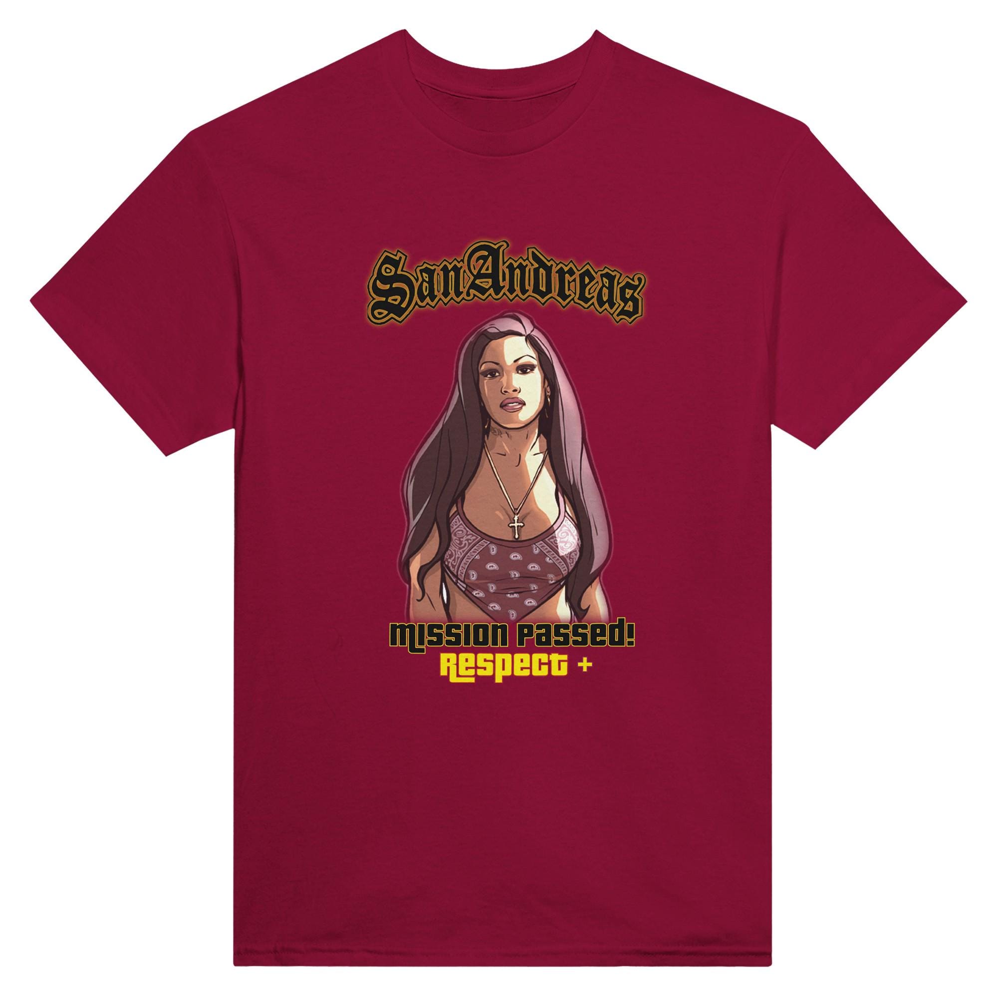 Rispetto guadagnato GTA Fan Art Nino Ts Maglietta girocollo