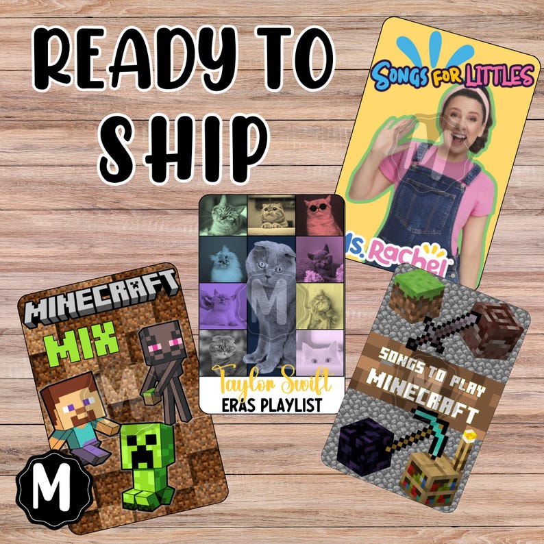 Yoto MYO Card Labels - READY to SHIP - Various Fun Yoto Cards - Ships ...