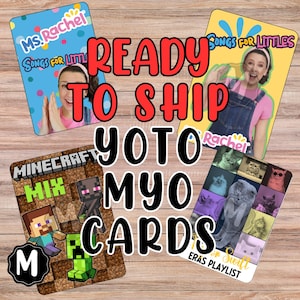 Etiquetas de cartão Yoto MYO - PRONTAS para ENVIO - Vários cartões Yoto divertidos - Envio em 1 dia útil