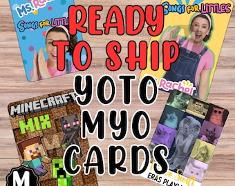 Yoto MYO Card Labels - READY to SHIP - Various Fun Yoto Cards - Ships in 1 Business Day