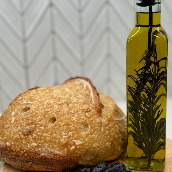 Infused EVOO Dipping Oil for Sourdough Breads- Rosemary Olive Oil- Oregano Olive Oil- Gluten Free- Local and Handmade- Made in Idaho