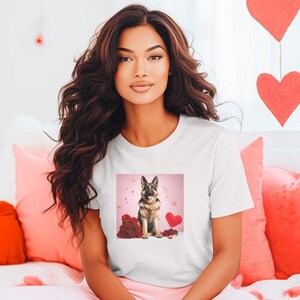 German Shepherd Sweatshirt Dog love gift holiday sweaters valentines german shepherd shirt dog mom valentines shirt