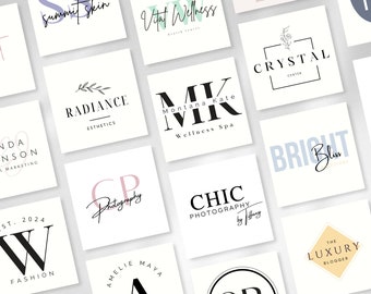 100 Custom Logo Designs | Professional Logo Templates | Minimalistic Editable Logo | Business Brand Marketing | Graphic Designs