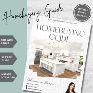 Guía para compradores de vivienda por primera vez, marketing inmobiliario, descarga digital, presentación para compradores, marketing hipotecario, guía paso a paso para compradores de vivienda