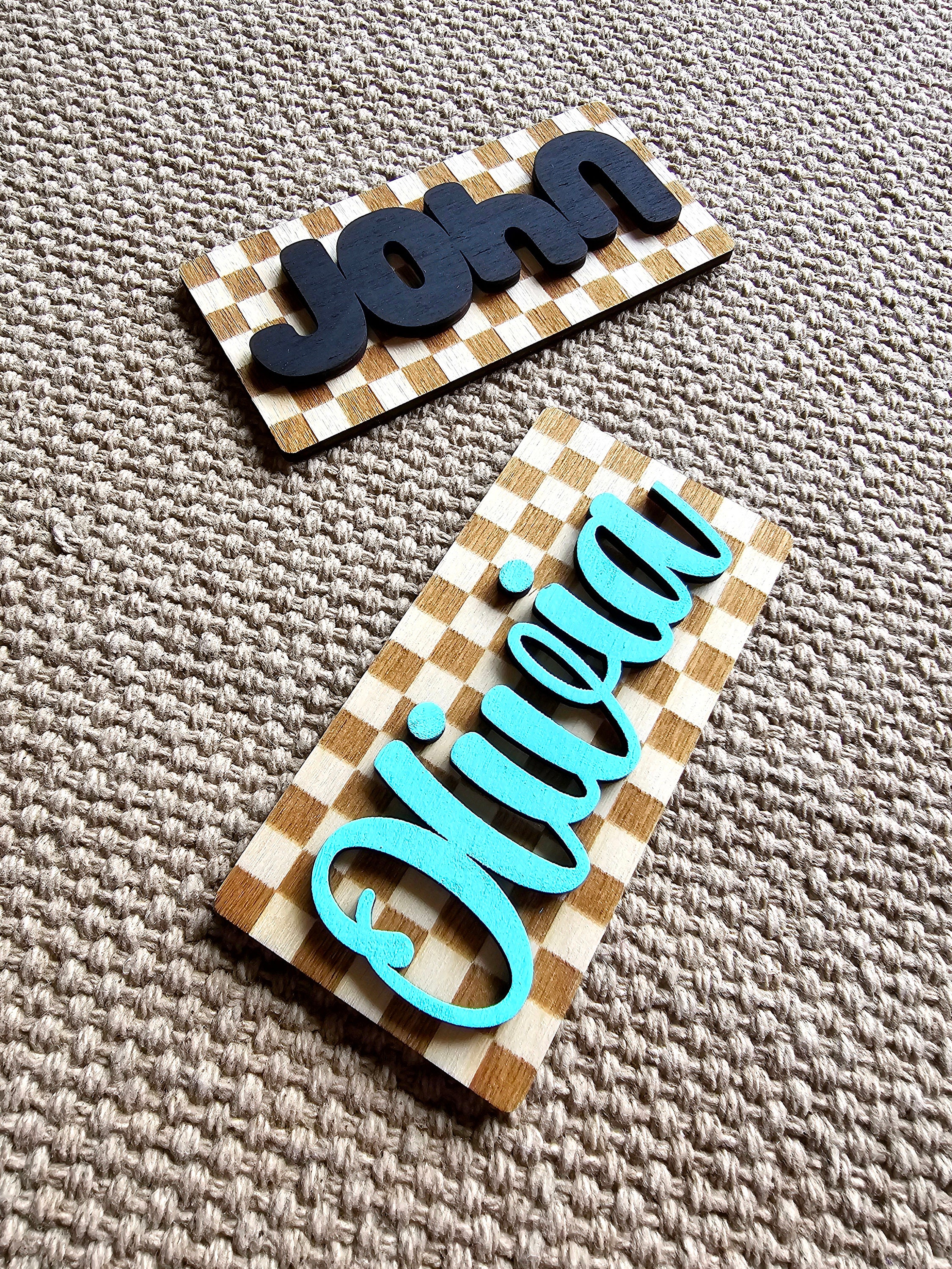 Custom Locker Magnet, Fridge Magnet, Personalized 3D Laser Cut Locker ...