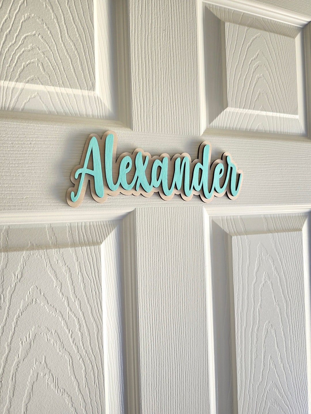 Personalized Kids Door Sign, Kids Door Name Sign, Nursery Wall Name Sign, Bedroom Name Sign
