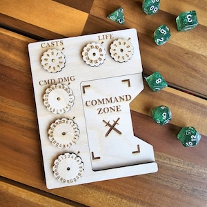 Customizable Magic The Gathering Command Center for Ultimate Gameplay Experience, Card Game Accessories, Trading Cards