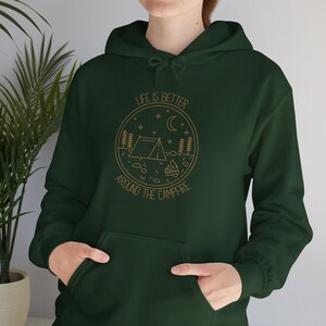 Cute Camping Sweatshirt Vintage Outdoor Lover Hoodie Vacation Sweater Camper Lover Gift Hiking Pullover Nature Lover Adventure Tent Sweater