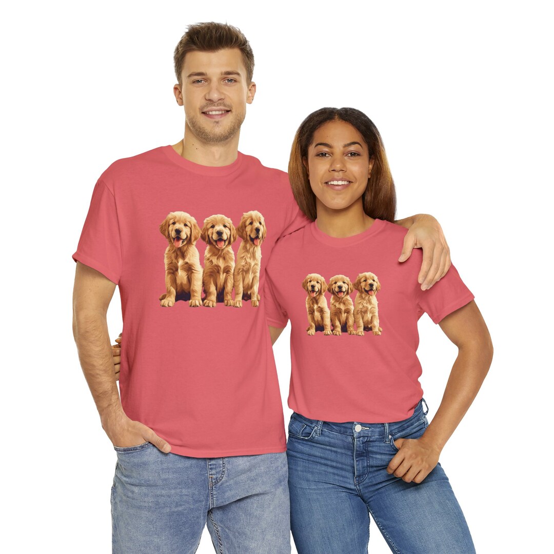 Golden Retriever Tshirt Cute Golden Puppies T Shirt Golden Mom Tee ...