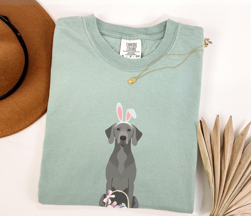 Easter Weimaraner Shirt Weimaraner Easter Tshirt Dog Easter T Shirt Weim Mom Tee Weimaraner Mama Gift Easter Dog Shirt Grey Ghost Gift Puppy Onlytee