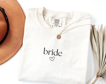 Bride Shirt Comfort Colors Bride to Be T-shirt New Bride TShirt for Honeymoon T Shirt Bridal Shower Gift for Future Bride Wedding Gift from