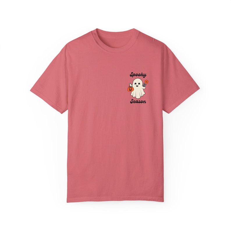 Spooky Ghost Shirt Comfort Colors Cute Ghost T Shirt Halloween Ghost Tee for Fall Graphic Tee Retro Halloween Shirt Spooky Season Fall Gift Watermelon
