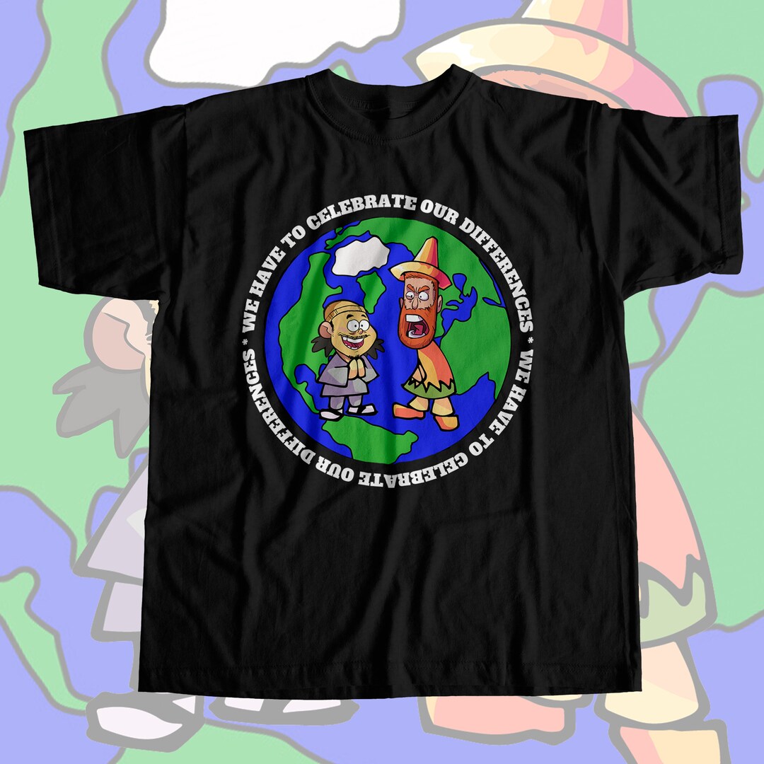 Bad Friends Tshirt SOLID LETTERS celebrate Our Differences Unisex T