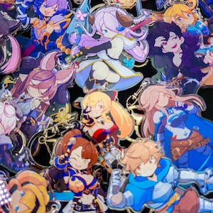 Granblue Fantasy Versus: Rising Keychains (3.5")